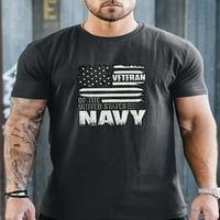 Američki mornarički uzorak Ispisuje muške udobne majice, grafička tee muška ljetna odjeća za vanjsku