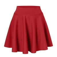 Ženske suknje Moda Ležerne prilike kratkog stila Solidalna suknja Anti blesana suknja od sunca nagnuta