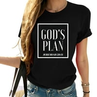 Majica Božja plana - Biblijska crkva za napredak u Isusovoj majici