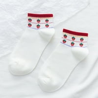 Čarape Ženske duge čarape Slatka štampa kratke čarape Čarape za gležnjeve za udobne poklone za žene