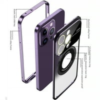Metalna magnetska futrola za iPhone futrola puna kamera zaštitnik aluminijski legura okvira uklonjiva