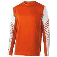 Holloway sportska odjeća L lučna majica dugih rukava narančasta bijela 222541