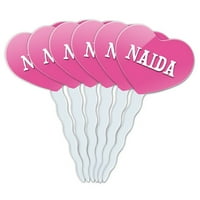 Naida Heart Love Cupcake tipovi - set od 6