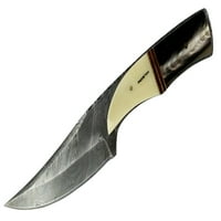 8.5 'lovački nož Damasksk Skinner koštarski ručak serije kožni omotač