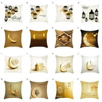 Eid Mubarak Ramadan etnička štampačka jastučna futrola Početna Spavaća soba ukrasni poklopac jastuka