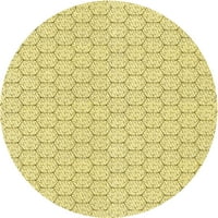 Ahgly Company u zatvorenom okruglom uzorkovima sunca žute prostirke, 8 'krug
