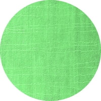 Ahgly Company u zatvorenom okruglom krutoj smaragdno zelenim modernim prostirkama područja, 8 'krug