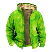 Uzbudljiva promotivna s himeway izdržljiva muški debeli kaput sofisticirana vintage jakna zelena 4xl