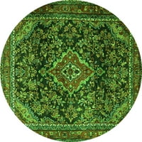 Ahgly Company Zatvoreni kvadrat Perzijski zeleni tradicionalni prostirci, 4 'Trg