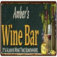 Amberov vinski bar zeleni šik potpisao / la skrovištem Kuhinjski dekor Poklon 108240001140