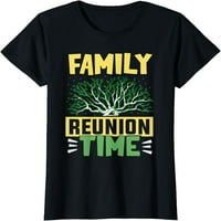 Obiteljsko ponovno spajanje Vrijeme okupljanja porodica sastanku sa majicom