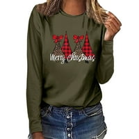 Azrijski ženski božićni vrhovi, ženski božićni najružniji duks duge pulover duge pulover u prodaji u
