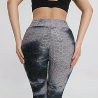 Ženske joge hlače Žene pring za dizanje vežbanja fitness tekući visoki struk joga hlače za žene