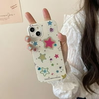 Sparkly Star Telefon Case kompatibilan sa iPhone Pro Maxom, Slatka korejska Bling Glitter Stars futrola
