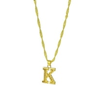 BEDOBIBO ogrlice za žene lično imitacija zlata engleskog slova ogrlica modni trend nakit poklon srebrna