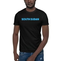 Plava majica kratkih rukava u Južnom sudanskom suncu po nedefiniranim poklonima