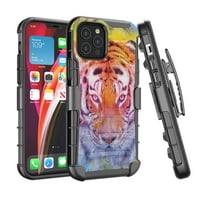 Capsule Case kompatibilan s iPhone Pro [Zaštita od vojne ocjene udarca otporna na udarcu Chickstand