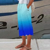 Veleprodaja Kiplyki Žene Capris elastične hlače Ravne hlače sa širokim nogama hlače