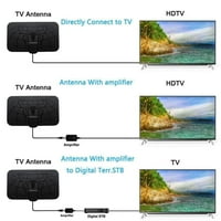 Unutarnja digitalna HDTV antena sa odvojivim signalnim pojačalom pretvaračem Besplatno Full HD kanali