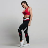 Huaai žene visoki struk sportski joga trčanje fitness tajice vježbanje odjeća casual pantalone za žene