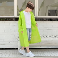 Opolski Kids Kišoj odjeći za čistu boju dječja odjeća za djecu s kapuljačom s kapuljačom odjeća za djecu, zelena