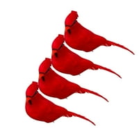 Suyin umjetno crvene perje ptice, dekorativno dekorati za vijenac