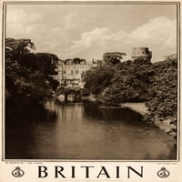 Britanski poster, Warwick Castle Poster Print by Mary Evans Slika Libraryonslow Aukcije Limited