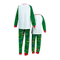 Kiplyki ženske pidžame bavi se radnom dnevnom božićnim PJ-ima za obiteljski set Crvene plaćene top andlong
