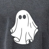 Ženska dukserica Ženska Halloween Ghost grafički labav bluza s dugim rukavima posadni vrat Ležerne prilike
