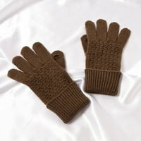 Zimske rukavice od vunene vunene vunene rukavice od pune boje bez mits hladnih rukavica