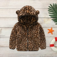 Verpetridure TODDLER Baby Girl Boy Fleece Podijeljeni skokovi dojenčad Slatka medvjed uho zatvarač ur