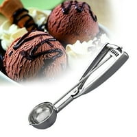 Holleauty Sladoled Scoop, Kolačinski set scoop, sladoled od nehrđajućeg čelika sa izdanju okidača, veliki srednji mali kolačić za pečenje
