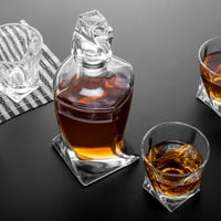 Crystal Whiskey Decanter Set, ljekar Decanter set sa naočalama za viski s viskijem, day day otac, očev