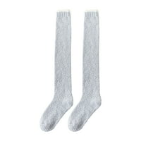 Ženske čarape Zimska zadebljana topli kućni plišani čarapi za spavanje Coral čarape