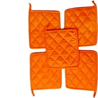 Držači lončara Pamuk izrađeni otporni na toplinu otporni na toplinu Mašina za pranje veličine 9 9 - narandžasta boja - {od ne