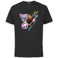 Marvel šta ako ...? Party Thor Neon Bash Standard - pamučna majica kratkih rukava za odrasle - prilagođeno-crno