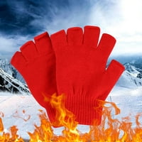 Xinqinghao Casual rukavice rukavice pokazuju čvrste ženske biciklističke muške rukavice i rukavice za pisanje prsta crvene boje