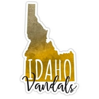 Idaho Vandals akvarelska država Die Cut Decal