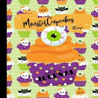 Čudovišta čudovišta Časopis: Kawaii Monster Cupcakes Bat Ghost bundeve i eyeball Halloween Recept časopis