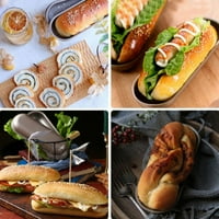 Hot Dog kalupi Silikonski kruh formira ladice za netaknute pekare za dodatak