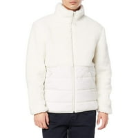 FESFESFES majica s dugim rukavima za muškarce Casual Solid Color patentni džep, jakna od runa Osnovni kaput od kaputa ispod 10 USD