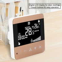 Inteligentni regulator temperature, LCD digitalni regulator temperature, jednostavan rad za spavaću sobu centralni klima uređaj