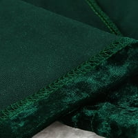 Glonme dame Nighthowns dugih rukava s ogrtačem V izrez za spavanje lagano odjeća noćna odjeća čipka za čipke padžama zelena m