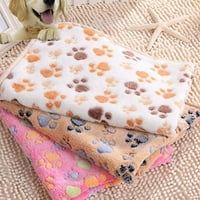Wirlsweal kućne ljubimce mekani udoban prenosivi runo šap od kosti otisnutog jastuka za mačju pse za