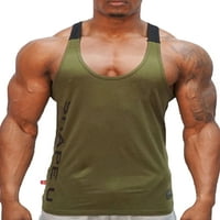 Gupgi Men Bodybuilding Tank TOP mišić Stringer Athletic Fittts košulja