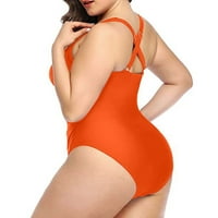 Žene kupaćim kostima za kupanje za žene Ženska moda Jednodijelni kostim s V-izrezom sa grudnjacima i
