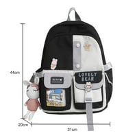Cocopeants Japanski ruksak Preppy Style Hit Color School Student Laptop Rame Bookbag