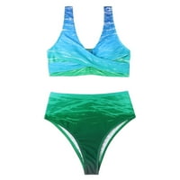 Jiyugala kupaći kostim žene bikini split sportski gradijentni kupaći kostimi skromni kupaći kostimi