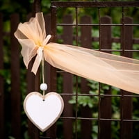 Privjesak drvena breskva srca Retro ureka za uređenje na doma vjenčani ukras DIY zabava ukras