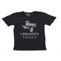 Texas Longhorn Karta zvijezda Rhinestone Bling Bling kratki rukav majica-bijela unise odrasla osoba